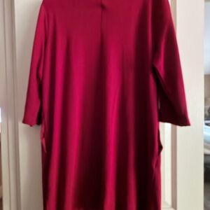 J. Jill Women's Midi Dress in Rich Red